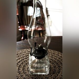 Vintage Glass oil Lantern